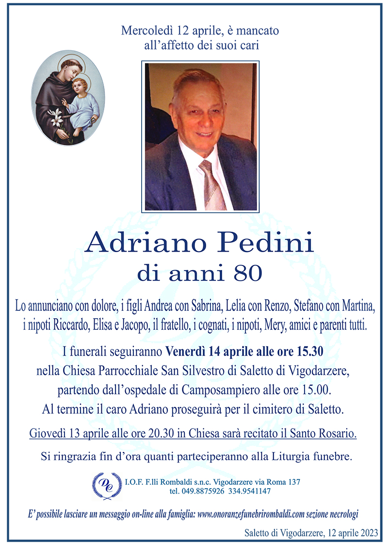 Adriano Pedini