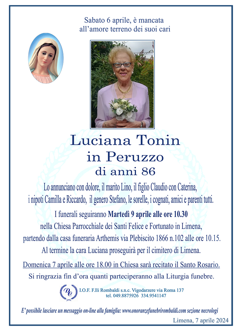 Luciana Tonin in Peruzzo